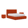 POLSTERBETT mit Nachttische Elvert Set 180x200 cm, Kupfer - Kupferfarben, Textil (180/200cm) - Meblito