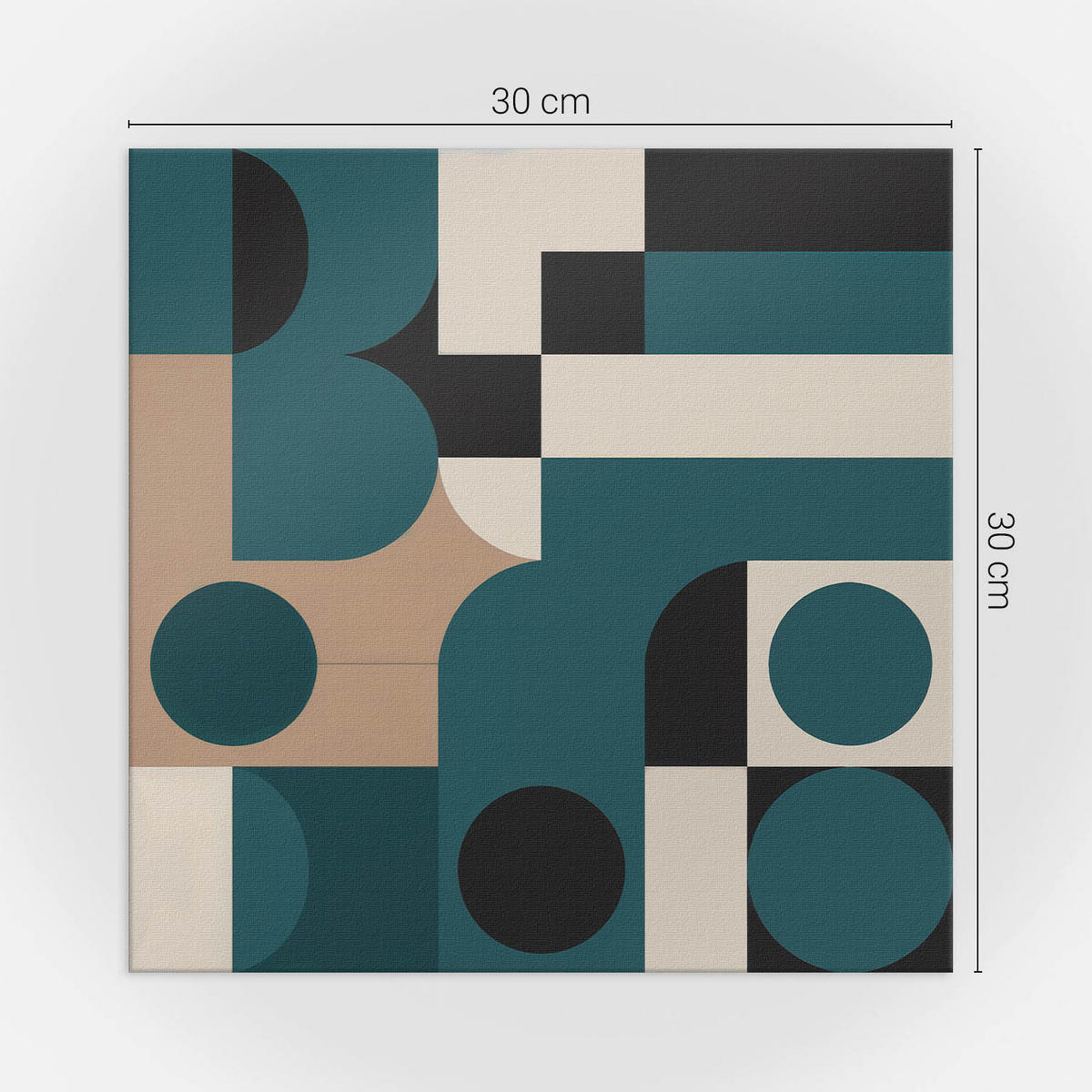 WANDPANEEL 9 Stück 30x30 cm selbstklebend Modula - Pastellgrün, Kunststoff (30/1.6/30cm) - Wallfluent