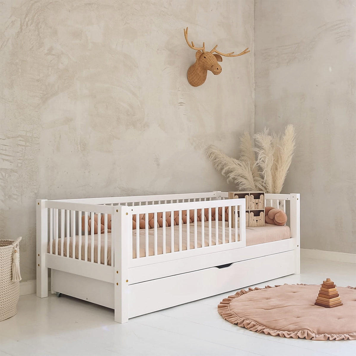POSTEĽ 90/190 Sybil Biela - biela, drevo (90/190cm) - Petits-meubles
