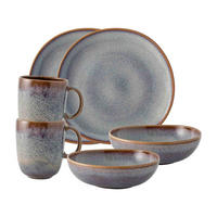 FRÜHSTÜCKS-SET Lave Beige 6er Set - Beige, Keramik (28/22/38cm) - like.Villeroy & Boch