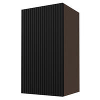 HÄNGESCHRANK Lamello W2/40 Schwarz Matt / Lava 40 / 32,5 / 72cm - Dunkelgrau/Schwarz, Holz/Holzwerkstoff (40/72/32.5cm) - Feldmann-Wohnen