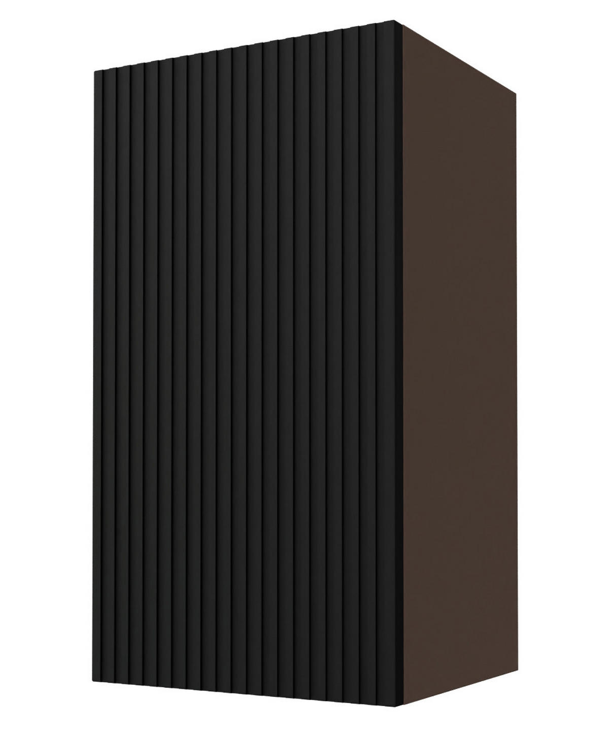 HÄNGESCHRANK Lamello W2/40 Schwarz Matt / Lava 40 / 32,5 / 72cm - Dunkelgrau/Schwarz, Holz/Holzwerkstoff (40/72/32.5cm) - Feldmann-Wohnen