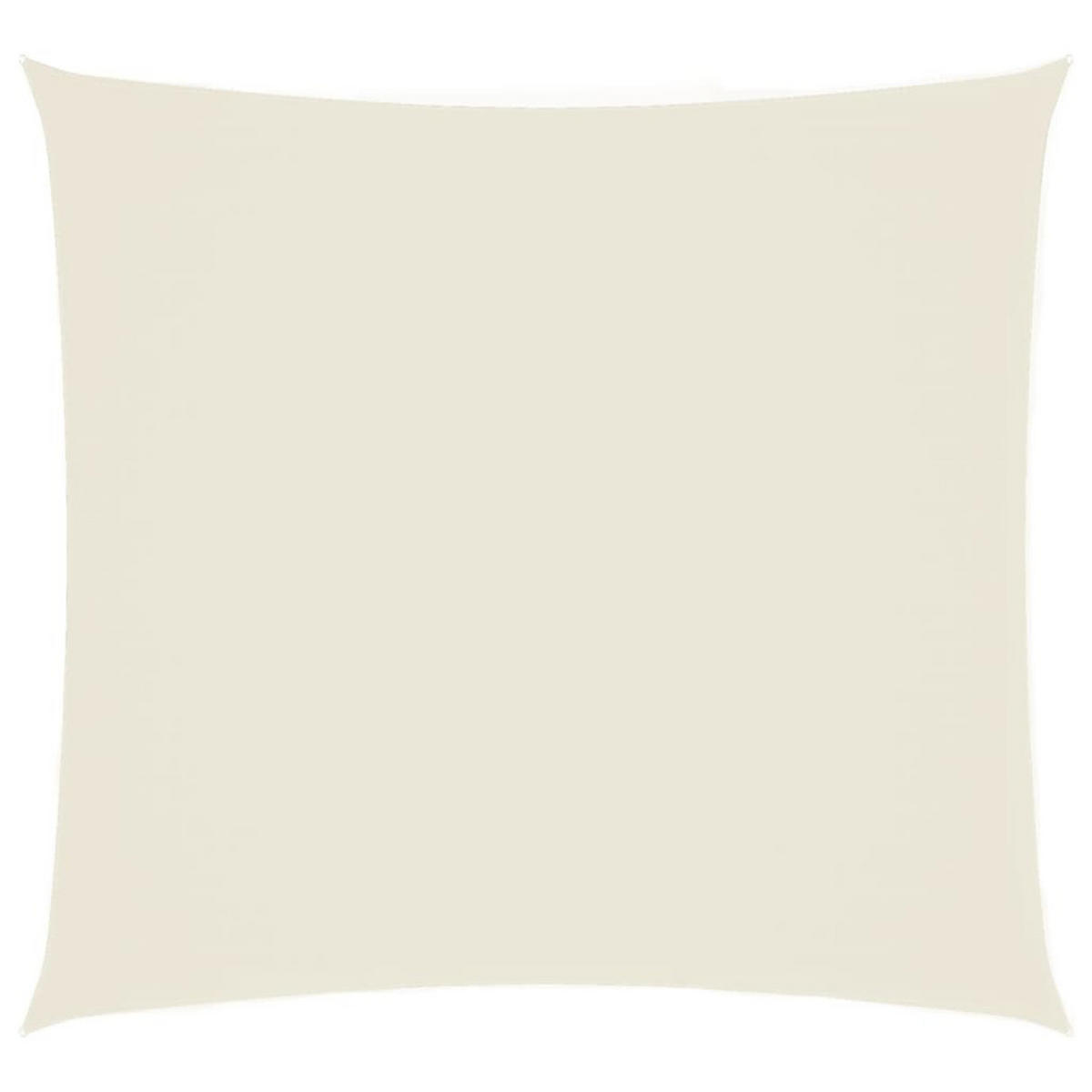 SONNENSEGEL OXFORD-GEWEBE QUADRATISCH 2X2 M CREME - Creme, Textil (200/200cm) - vidaXL