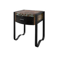 NACHTTISCH Altholz 50x40x60 mehrfarbig lackiert INDUSTRIAL #11 - Multicolor, Holz (50/60/40cm) - Massivmoebel24