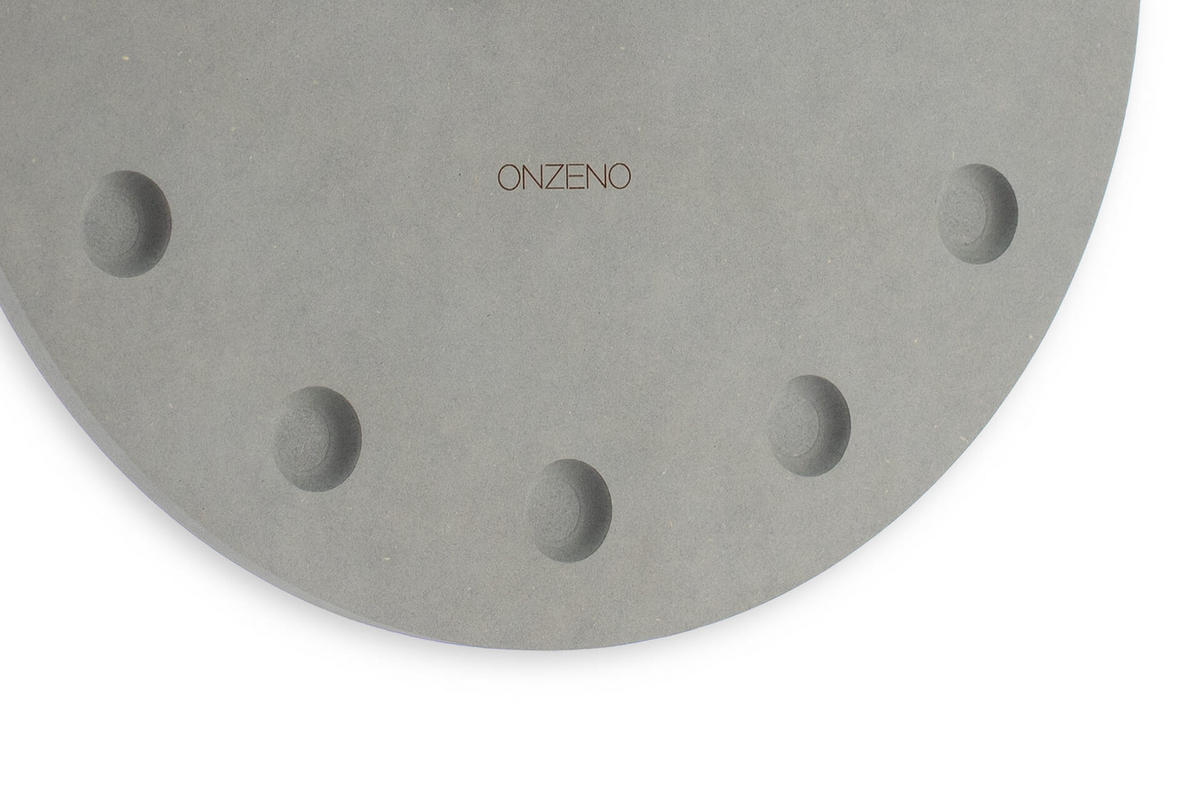 WANDUHR Design Grau 29/29 cm - Grau, Holzwerkstoff (0.6/29/1cm) - ONZENO