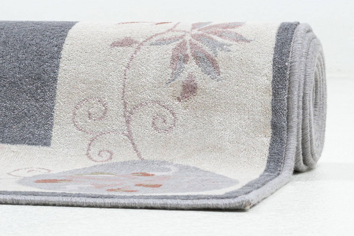 FLACHWEBETEPPICH Cherina 200x290 cm - Grau, Textil (200/290cm) - Gino Falcone