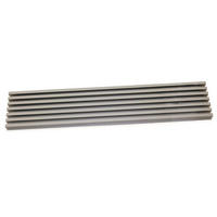 LÜFTUNGSGITTER für Backofen, Modul 600mm, Kunststoff und Aluminium, Edelstahl eloxiert - Edelstahlfarben, Kunststoff (1/12/59.8cm) - EMUCA