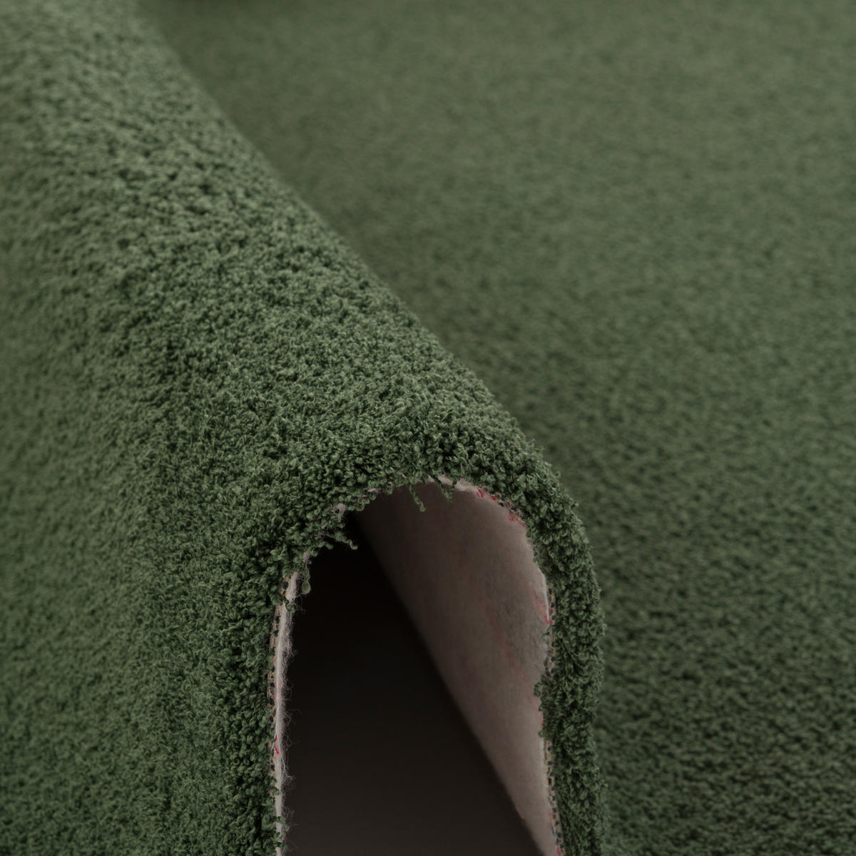 LUXUS HOCHFLOR SHAGGY TEPPICH VELVET - Grün, Textil (133/133cm) - Snapstyle