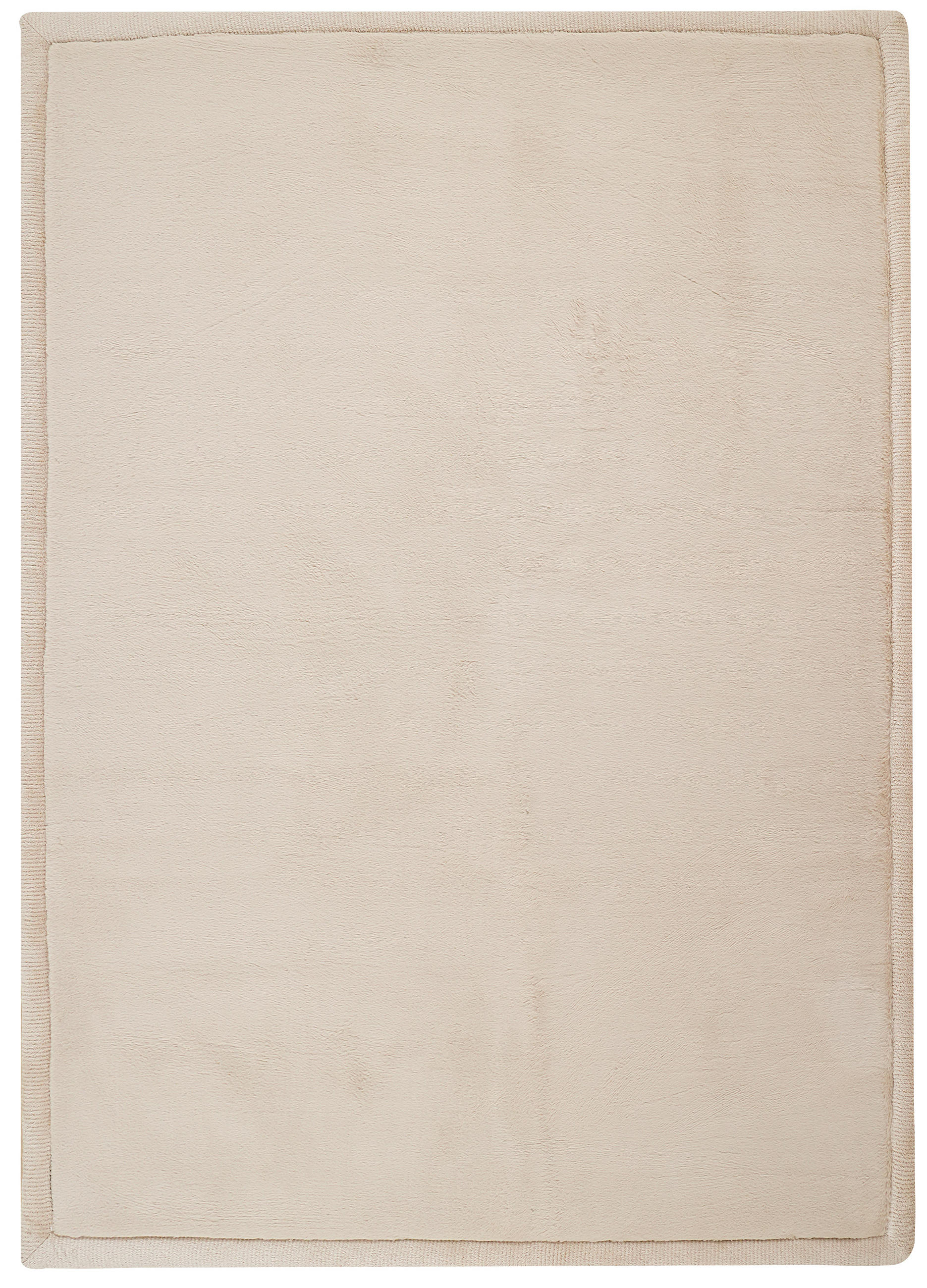 KINDERTEPPICH FLUFFIN beige kuschelig waschbar 120/170 cm - Beige, Textil (120/170cm) - Tapiso