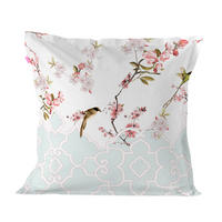 KISSENBEZUG sakura 60x60 cm mehrfarbig - Multicolor, Textil (60/60cm) - Happy Friday