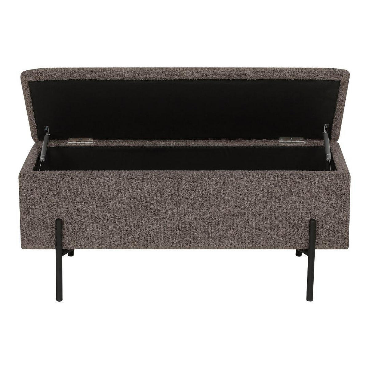 SITZBANK, Embla, Braun, Polyester, 37 x 95 x 43 cm - Braun, Textil (37/43/95cm) - ebuy24
