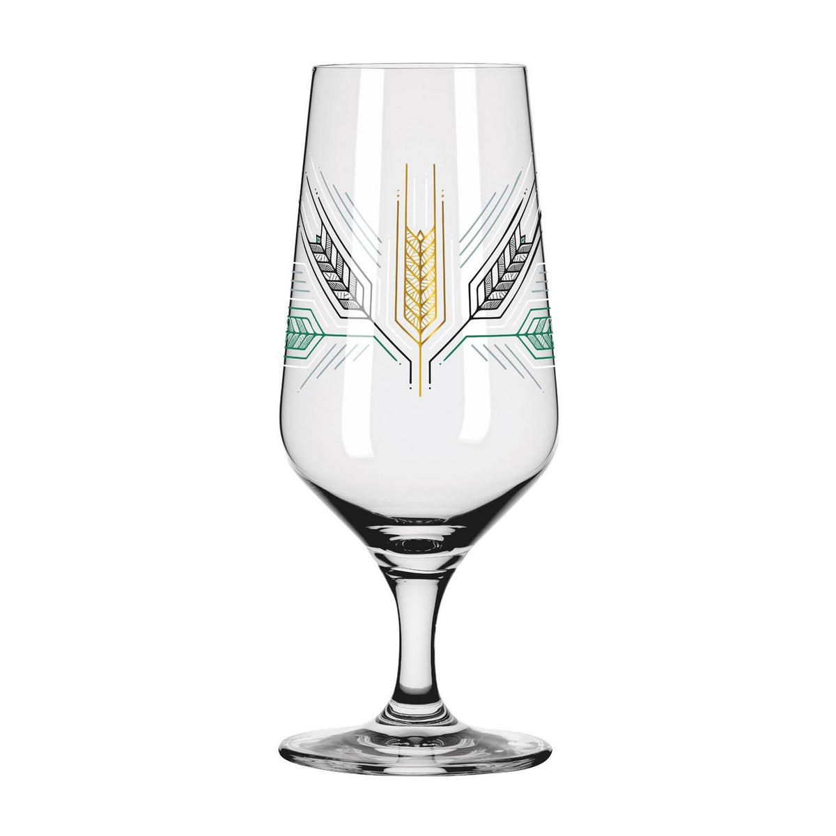 BIERGLÄSER GERSTE Brauchzeit transparent 374 ml 2er Set - Transparent, Glas (0.374L) - Ritzenhoff