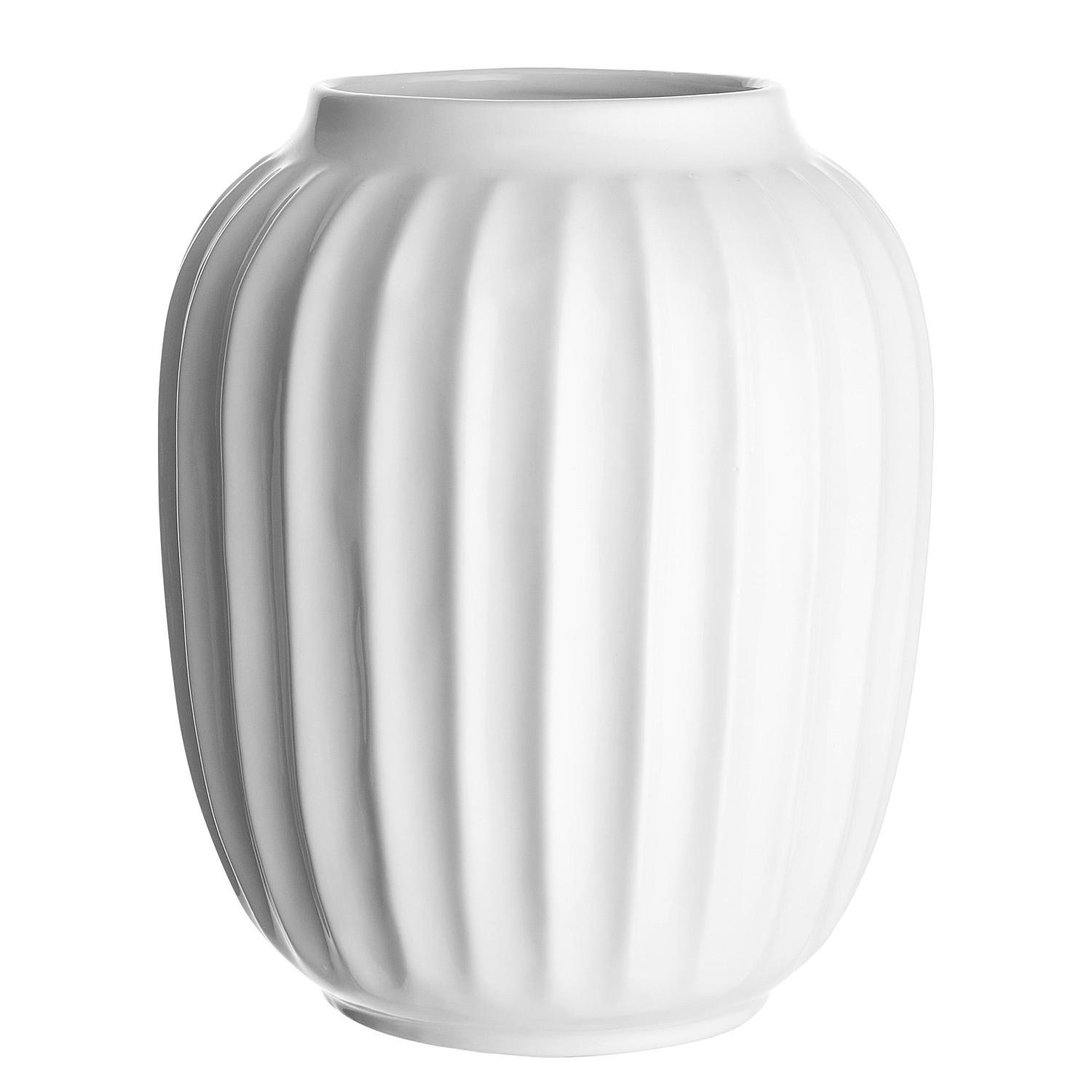 VASE Liv - Weiß, Keramik (20cm) - BUTLERS