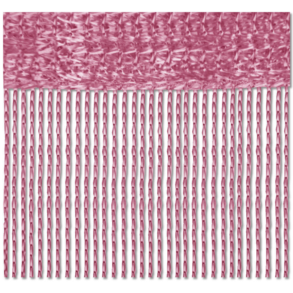 FADENVORHANG 90 cm x 240 cm Fadengardine (Rose) Ideal als Insektenschutz oder Raumteiler - Altrosa, Textil (90/240cm) - Bestlivings