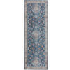 LÄUFER Laury Blau 80x240 cm - Blau, Textil (80/240cm) - benuta Pop