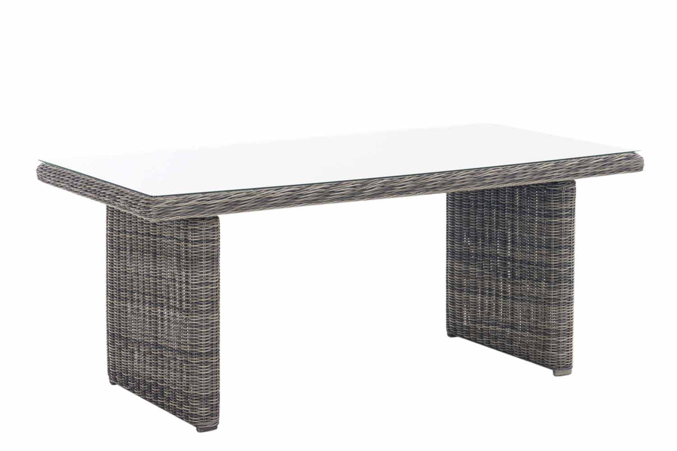 GARTENTISCH Fonda grau-meliert - Grau, Kunststoff (75/180/90cm) - TPFGarden