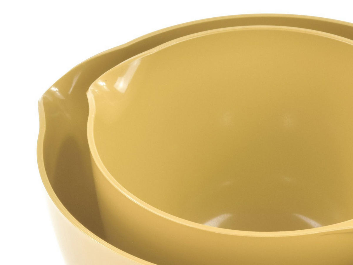 RÜHRSCHÜSSEL-SET Margrethe New gelb (2tlg) - Gelb, Kunststoff (21/15cm) - Rosti