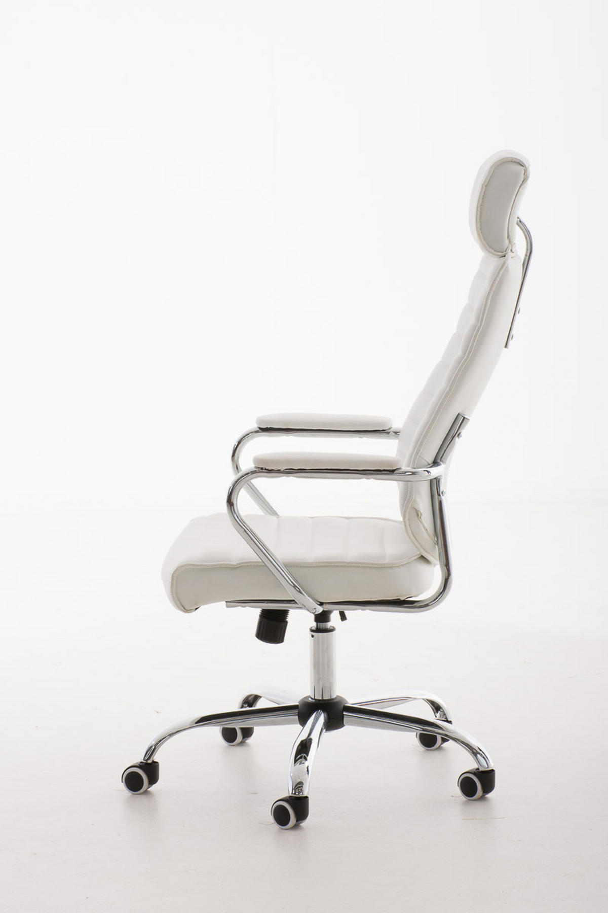 BÜROSTUHL Rocket V2, Weiß - Weiß, Textil/Metall (59/128/57cm) - TPFLiving