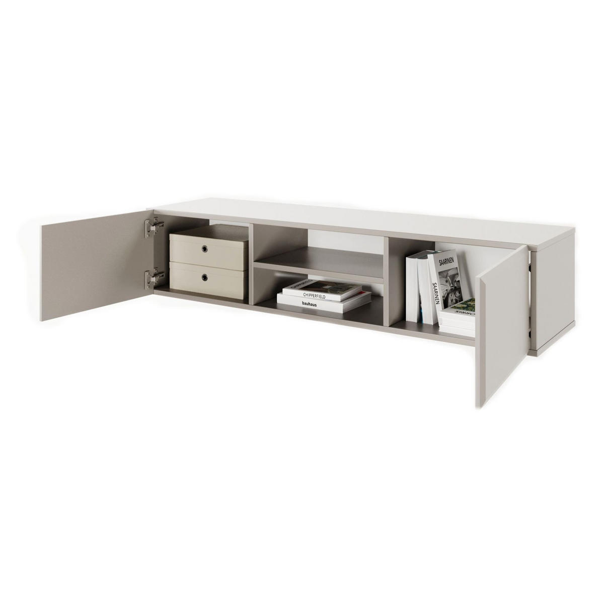 TV-HÄNGEBOARD Chocolated Beige 137 cm - Beige, Holzwerkstoff (137/30/39cm) - Selsey