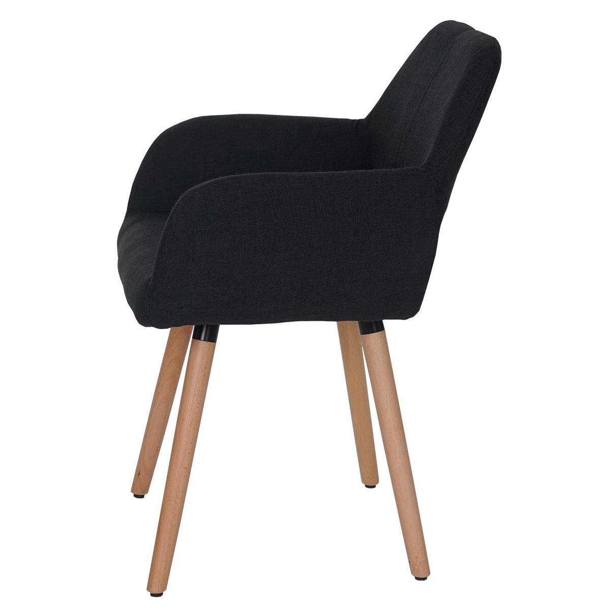 ESSZIMMERSTUHL Schwarz, Grau - Schwarz/Grau, Holz (56/78/57cm) - MCW