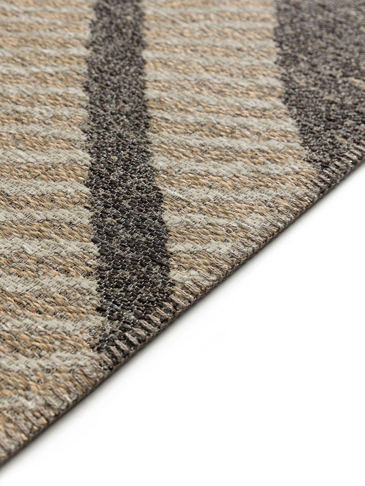 FLACHGEWEBETEPPICH Elena Beige/Braun 240x340 cm - Beige, Textil (240/340cm) - benuta Nest