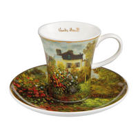 ESPRESSOTASSE Das Künstlerhaus - Artis Orbis Claude Monet Bunt Fine Bone China - Multicolor, Keramik (0.35L) - Goebel