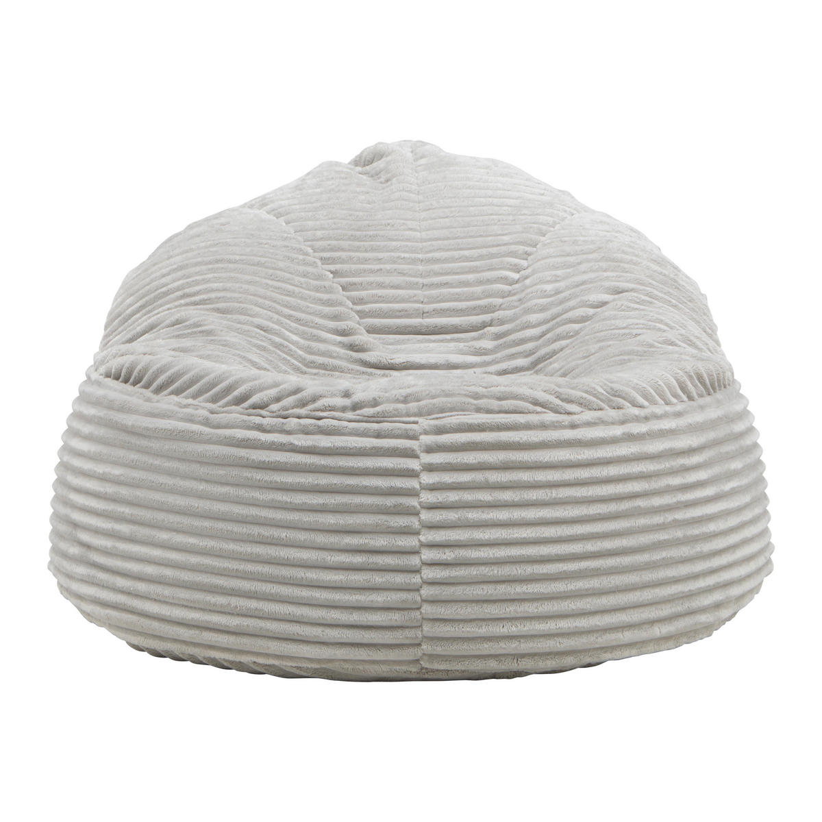 SITZSACK Verreto Hellgrau Cord - Hellgrau, Textil (105/80/105cm) - Mömax