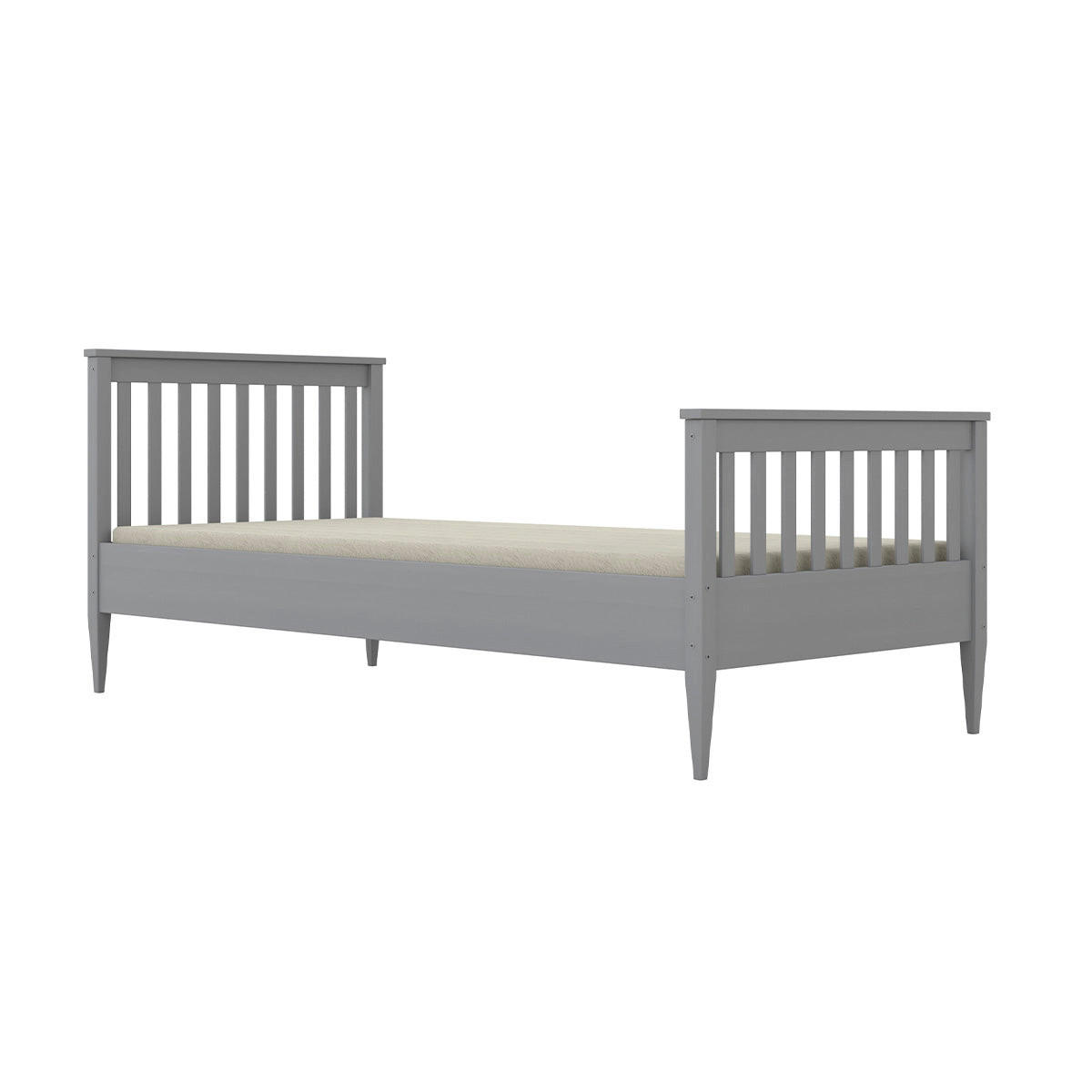 BETT 90/200 Ignas Grau - Grau, Holz (90/200cm) - Petits-meubles