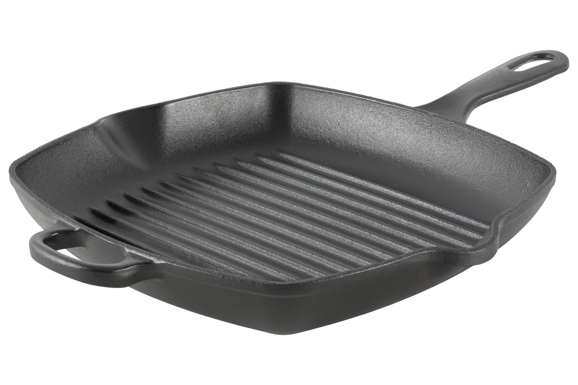 Grillpanna med keramisk beläggning som är reptålig och långlivad