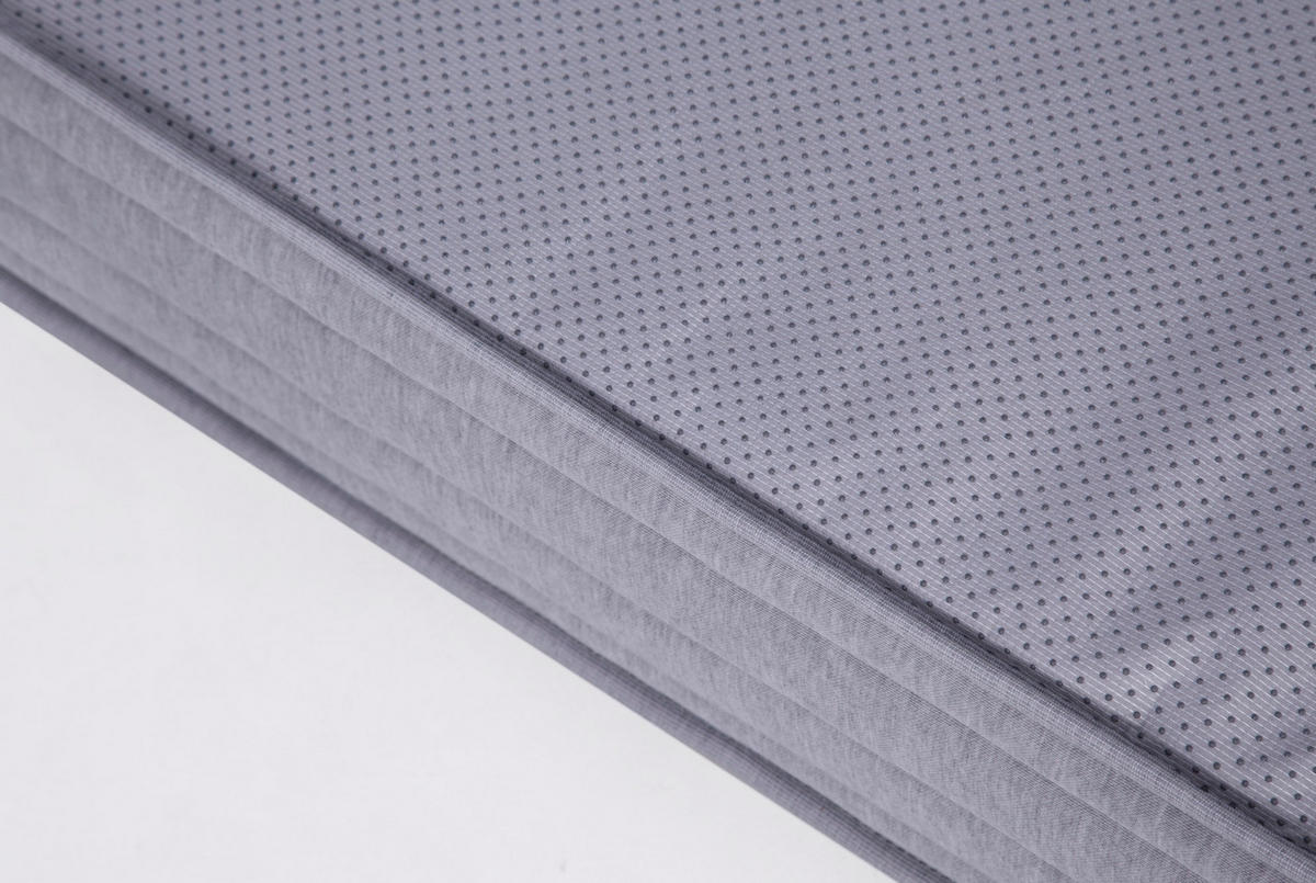 MATRATZE 140 x 200 cm aus Stoff und Metall, Weiß - Weiß, Textil (140/200cm) - OKMYHOME