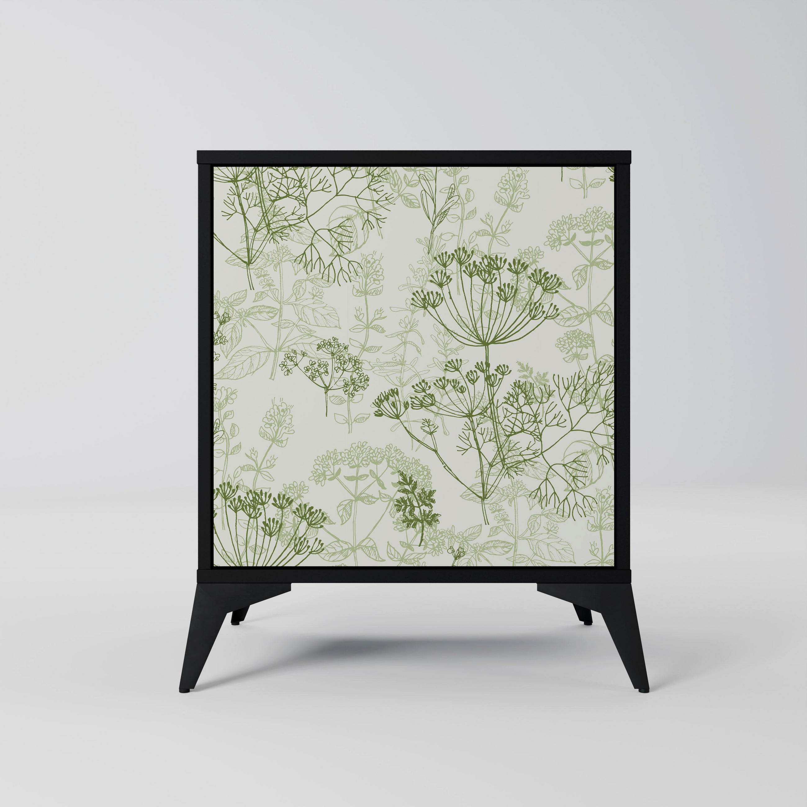 SpaceRebels Sideboard Schwarz 57.5x70.5x42 cm