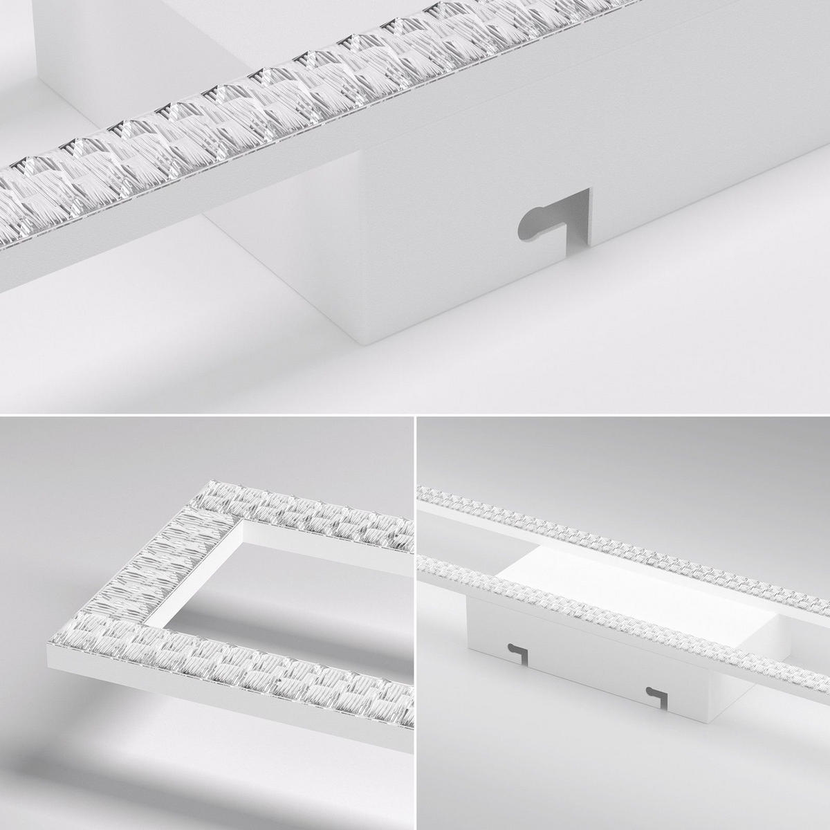 LED-DECKENLEUCHTE Helga 108/11/5 cm - Weiß, Metall (108/11/5cm) - Nettlife