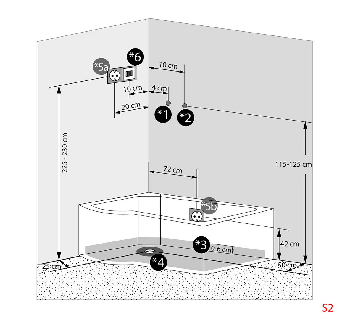 WHIRLPOOL Wanne Duschkabine ws K55-R03-WP-EC 100x1 - Weiß, Glas/Kunststoff (170/220/98cm) - AcquaVapore by Sandra Jentho