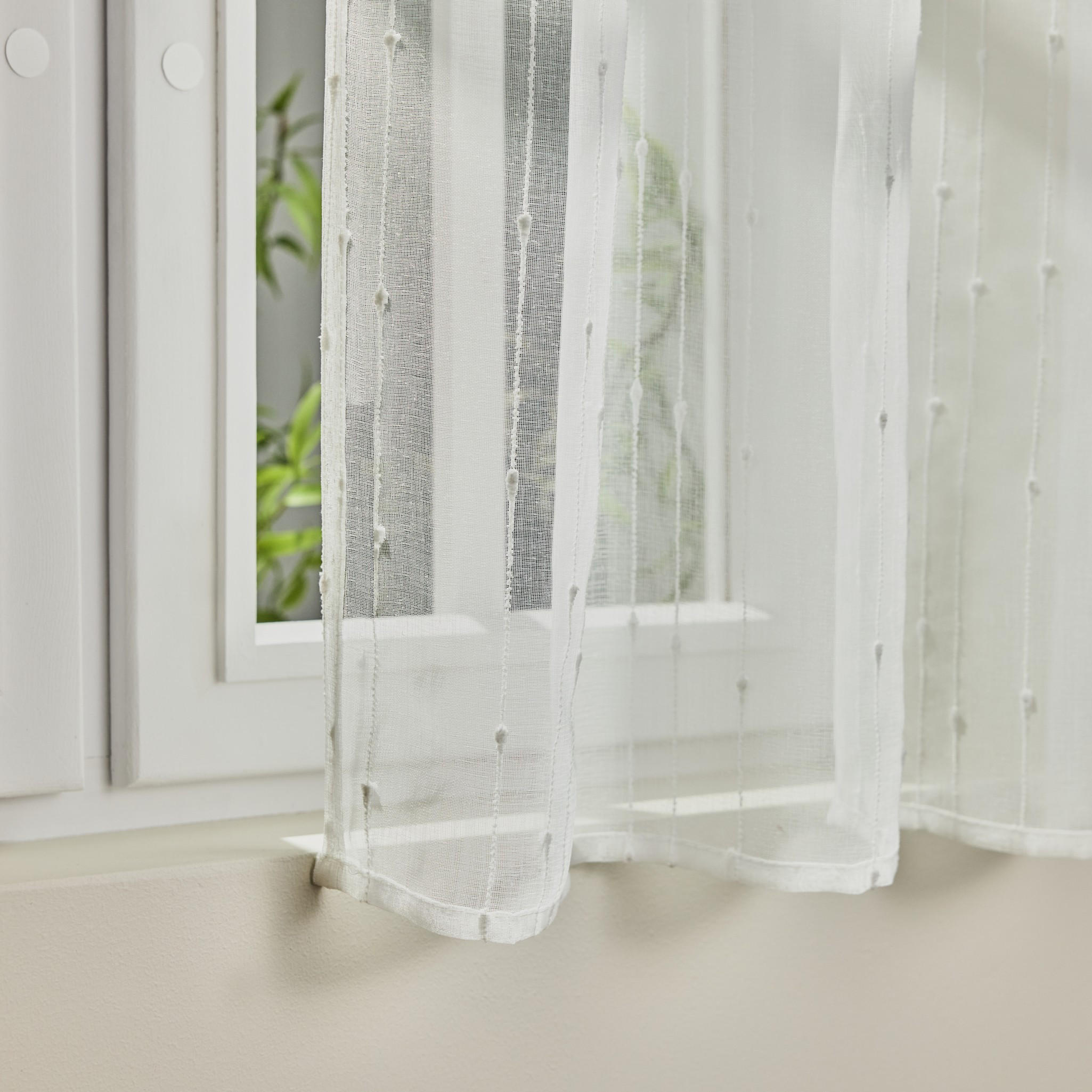 VORHANG Ravana - Weiß, Textil (140/1/160cm) - home&you
