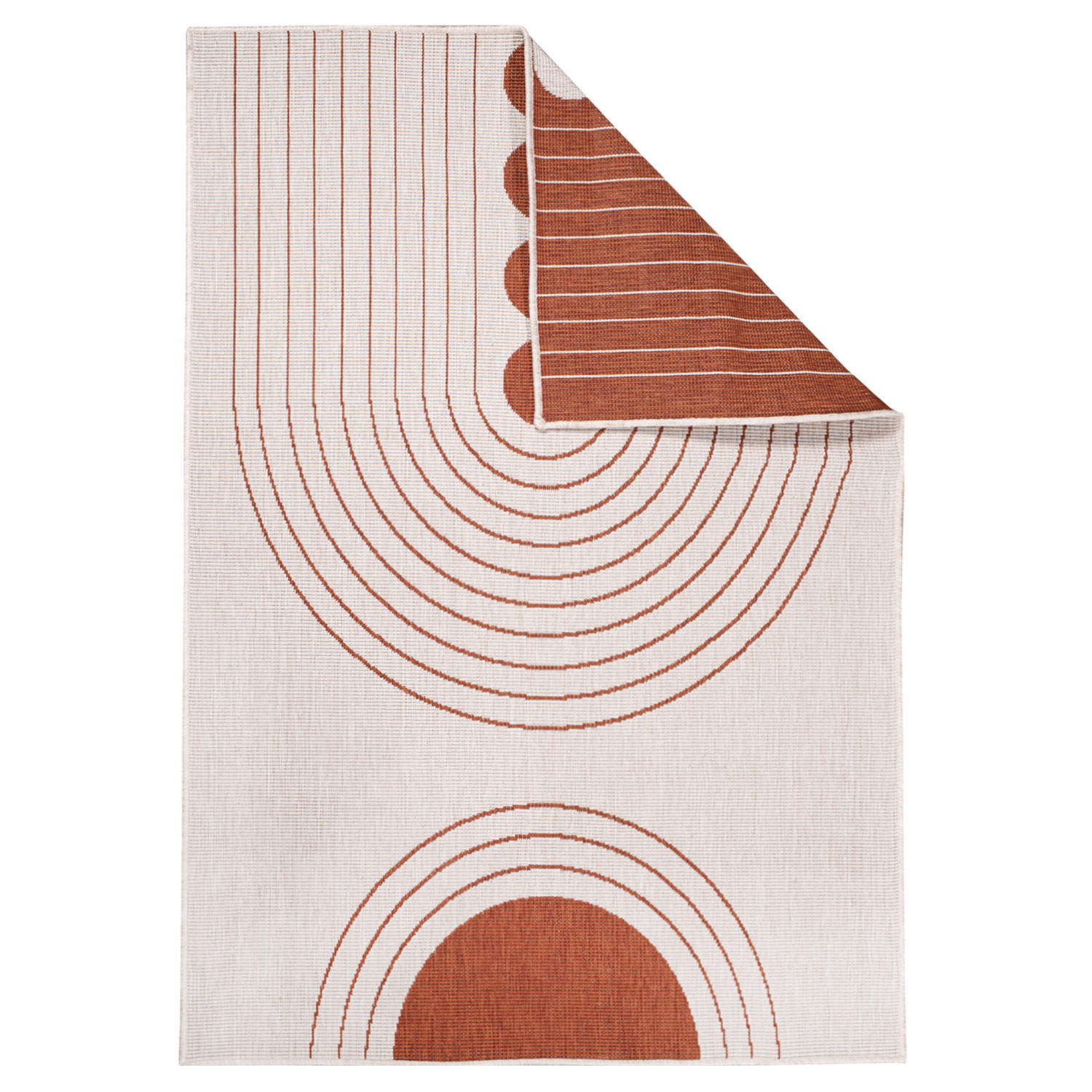 OUTDOOR-TEPPICH DuoRug 5739 Rot 200x290 cm - Rot, Textil (200/290cm) - carpet city