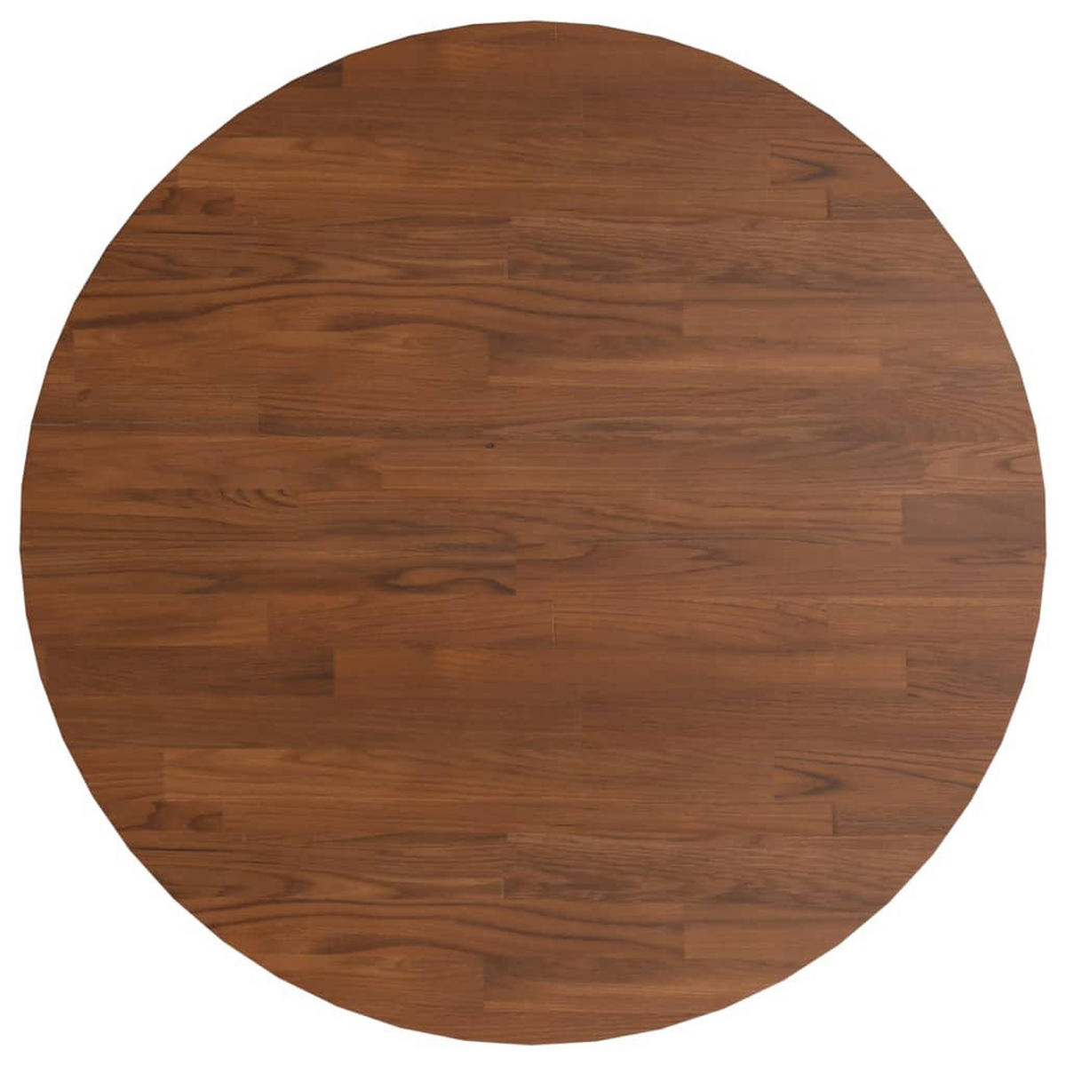 TISCHPLATTE Runde Dunkelbraun Ø50/1,5 Cm Behandeltes Eichenholz - Dunkelbraun, Holz (50/50/1.5cm) - vidaXL