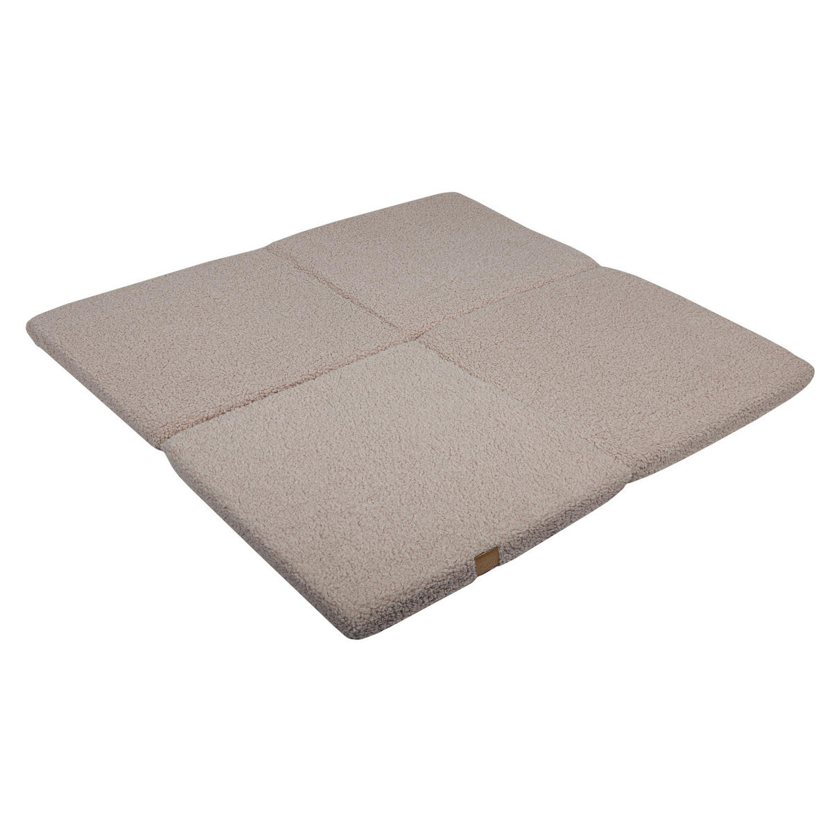 SPIELMATTE für Kinder, Quadrat, Bearly, Hellgrau - Hellgrau, Textil (120/120cm) - MeowBaby