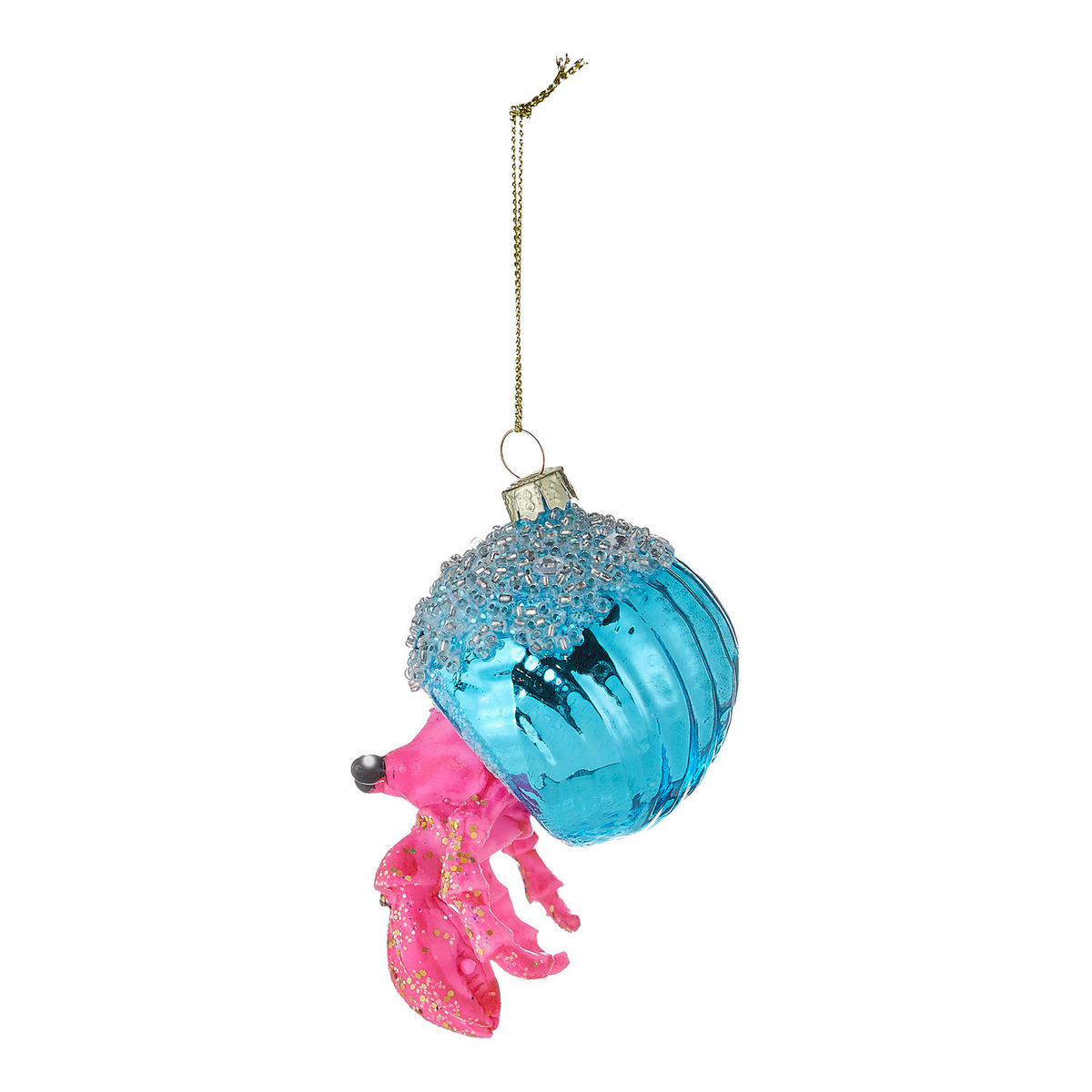 BAUMANHÄNGER Hang On Krabbe - Pink, Glas (9/8/6cm) - Butlers
