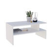 COUCHTISCH JULA 93 - Weiß, Holz (50/93/45cm) - Mat-Haus