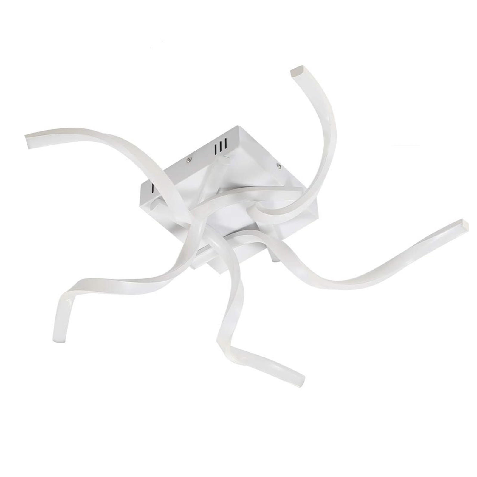 LED-DECKENLEUCHTE Paulina 65/65/14 cm - Weiß, Metall (65/65/14cm) - Nettlife