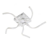 LED-DECKENLEUCHTE Paulina 65/65/14 cm - Weiß, Metall (65/65/14cm) - Nettlife