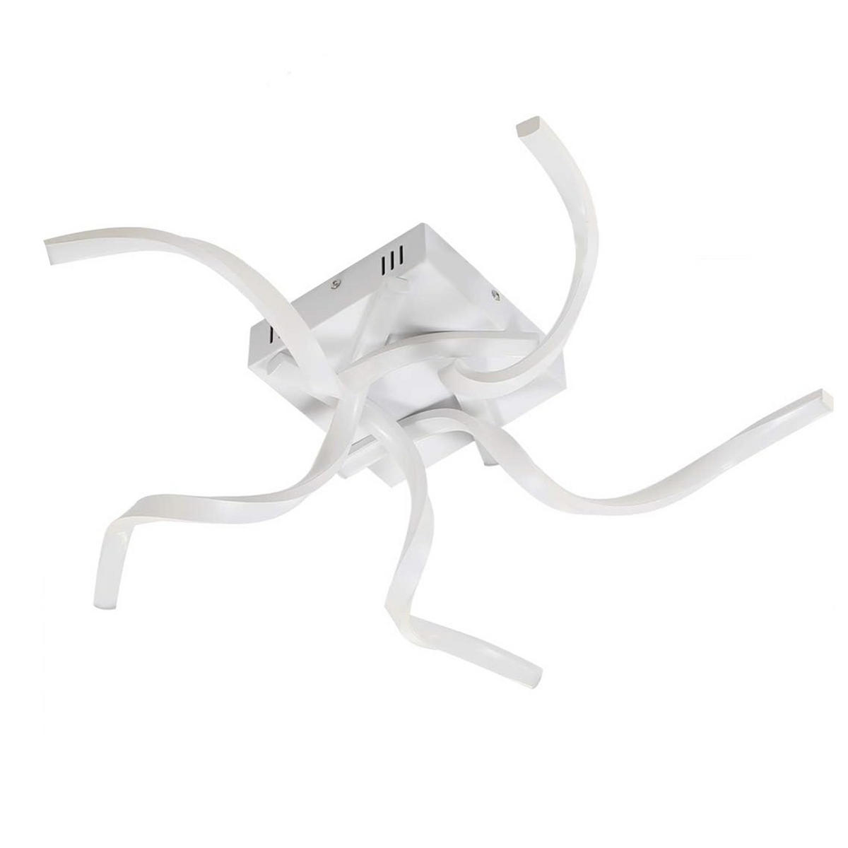 LED-DECKENLEUCHTE Paulina 65/65/14 cm - Weiß, Metall (65/65/14cm) - Nettlife