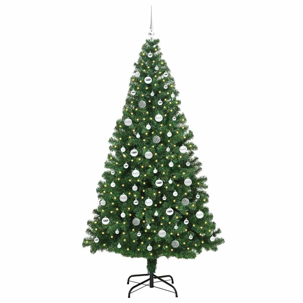 vidaXL Weihnachtsbaum Grün 210 cm