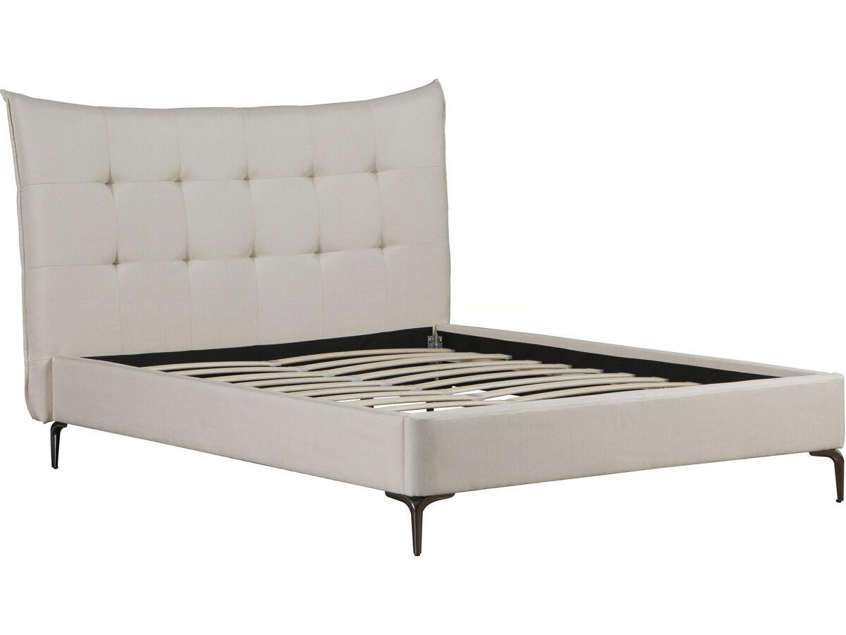 BETT aspen beige - Beige, Textil (200/160cm) - Habitat Garten