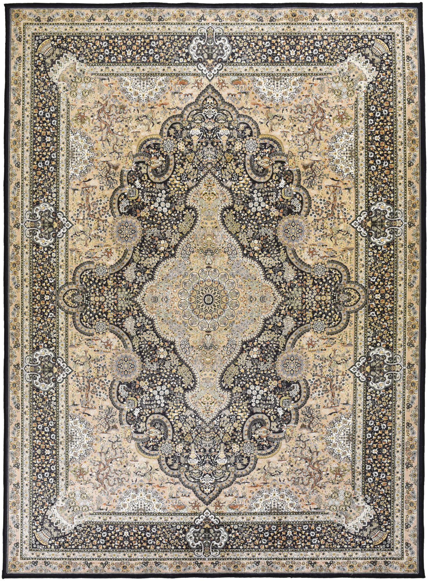 ORIENTTEPPICH Gaia 140x200 cm - Goldfarben, Textil (140/200cm) - Gino Falcone