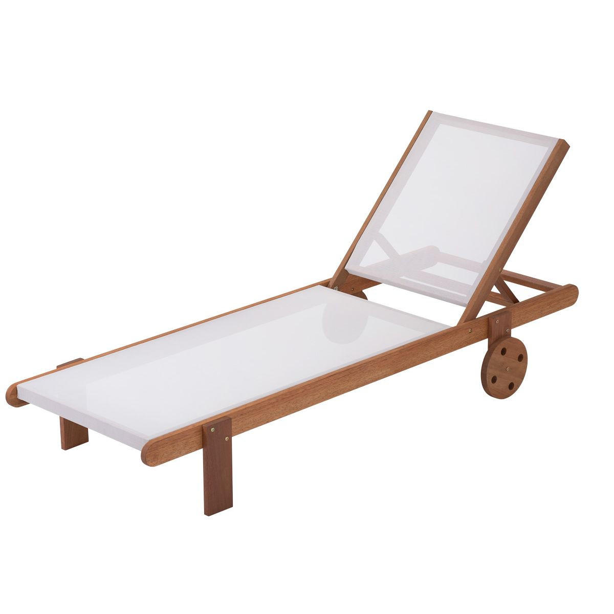 SONNENLIEGE saïgon Ekru - Beige, Metall (71/80/193cm) - Habitat Garten