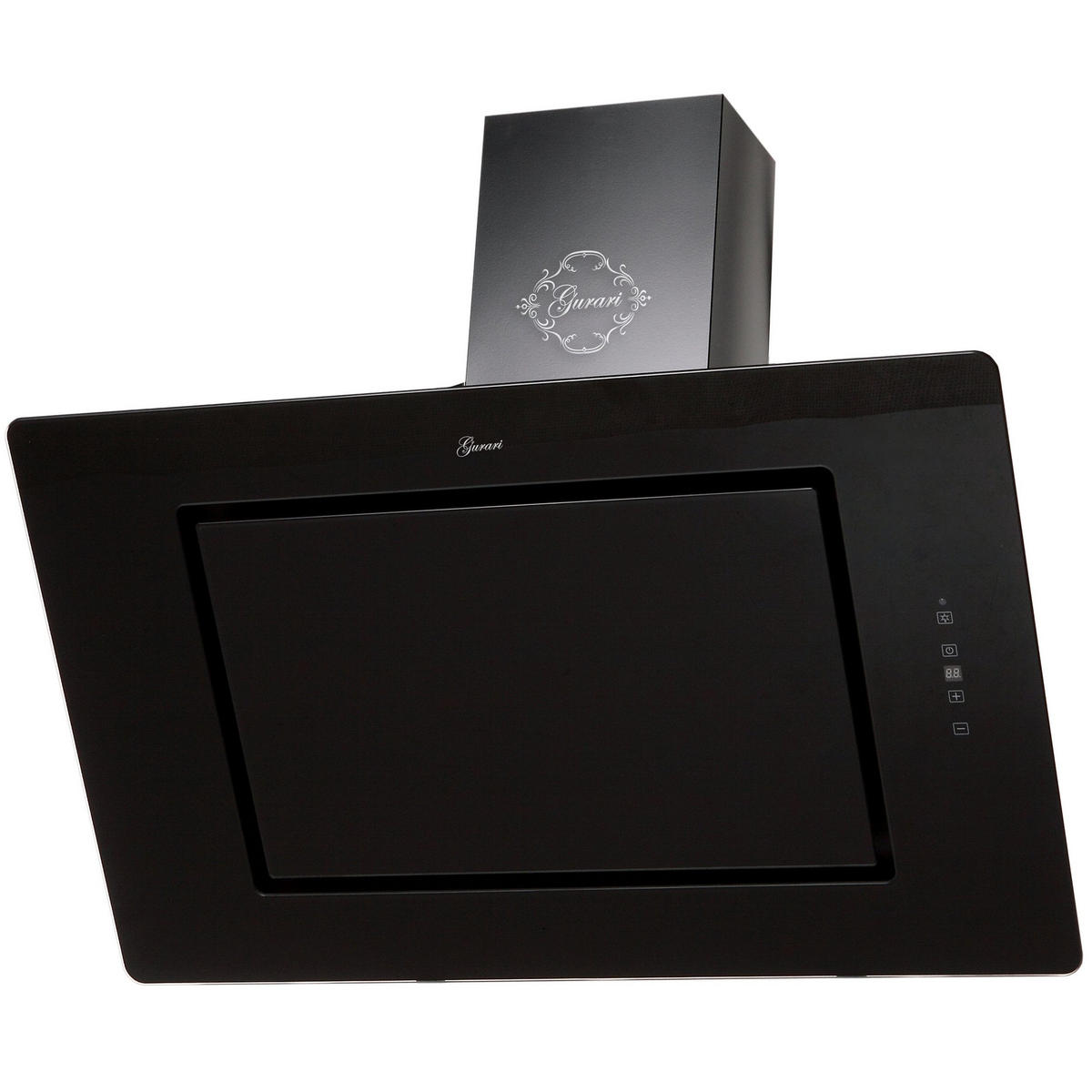 DUNSTABZUGSHAUBE GCH S 155 90 BL Prime + Umluftset, 90 cm Schwarz - Schwarz, Metall (90/103.5/40.5cm) - Gurari
