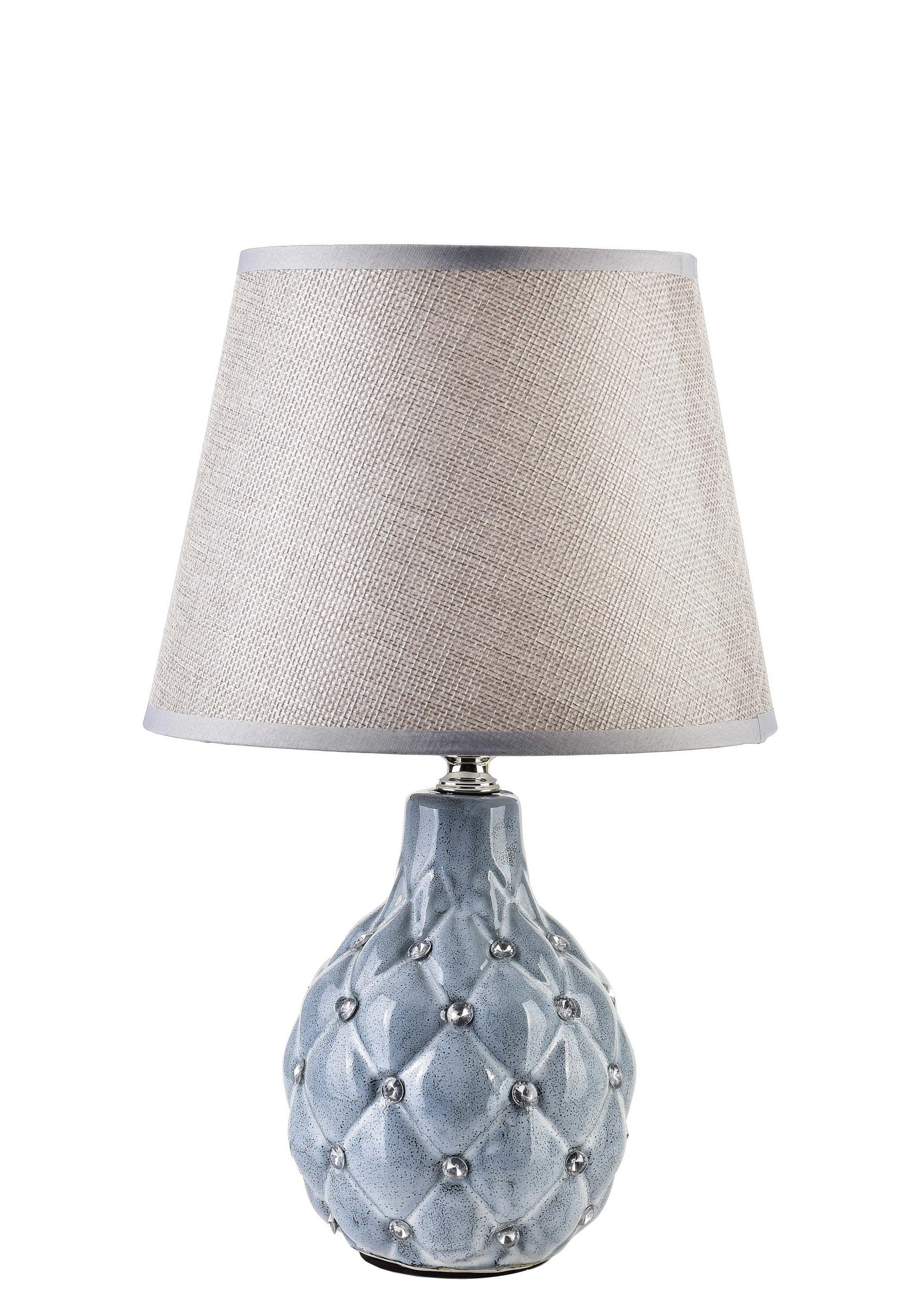 TISCHLEUCHTE LETI Pearl Blau 10,5/10,5/30cm Keramik - Blau, Keramik (10.5/10.5/30cm) - Mondex