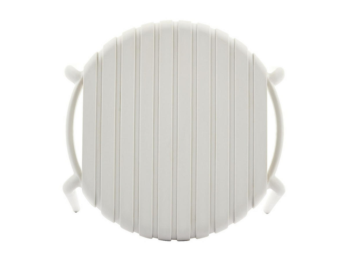 GARTENTISCH stapelbar - Polypropylen - Beige - SESEH von MYLIA - Beige, Kunststoff (55/50.5/40.5cm) - Vente-Unique