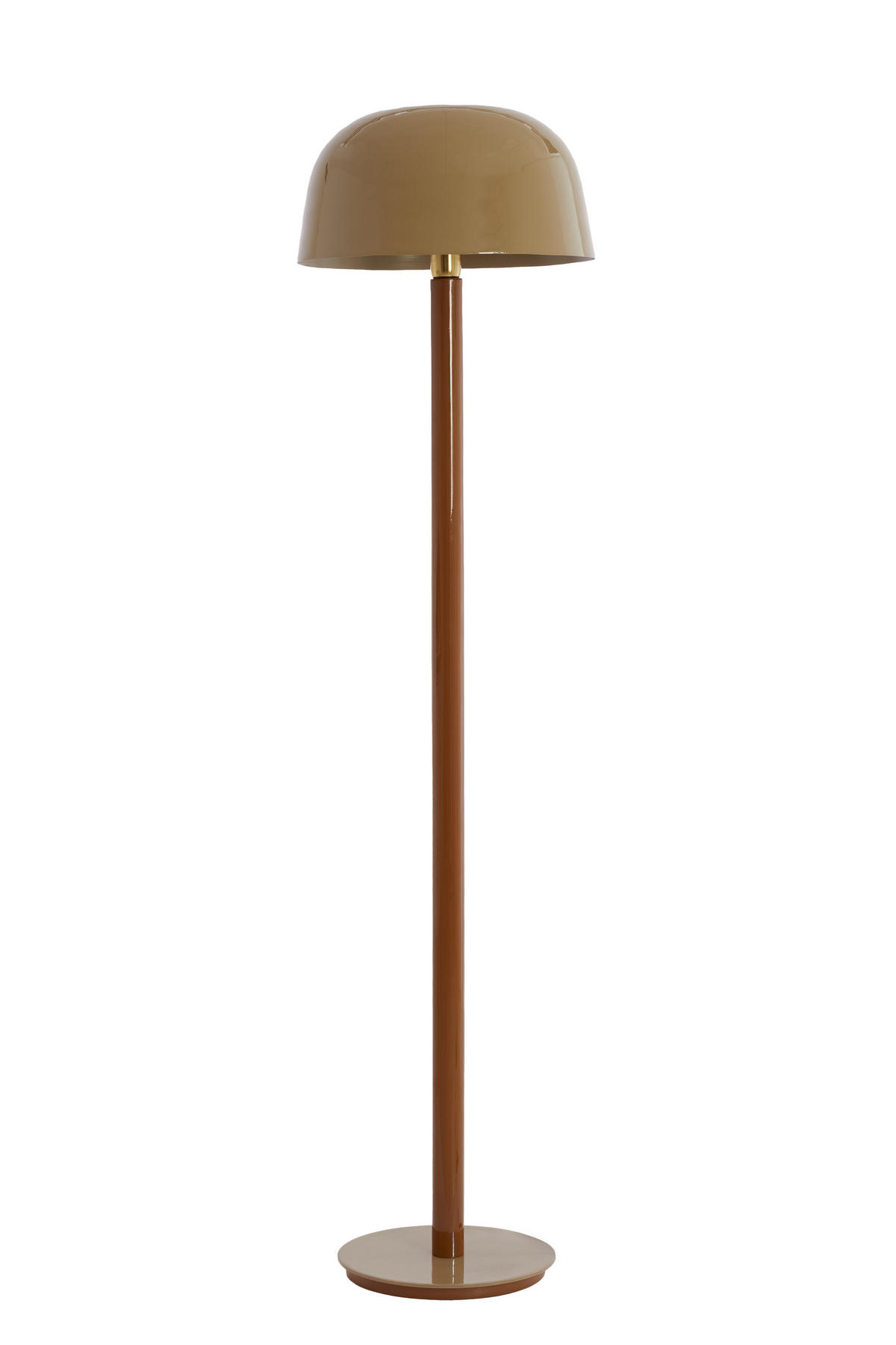 STEHLAMPE Marivet Braun 40/40/155 cm - Braun, Metall (40/40/155cm) - Light & Living